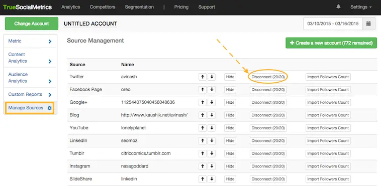 Create account step #2